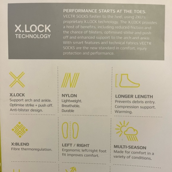 2XU Cycle Vectr Socks - Never worn - Picture 10 of 10